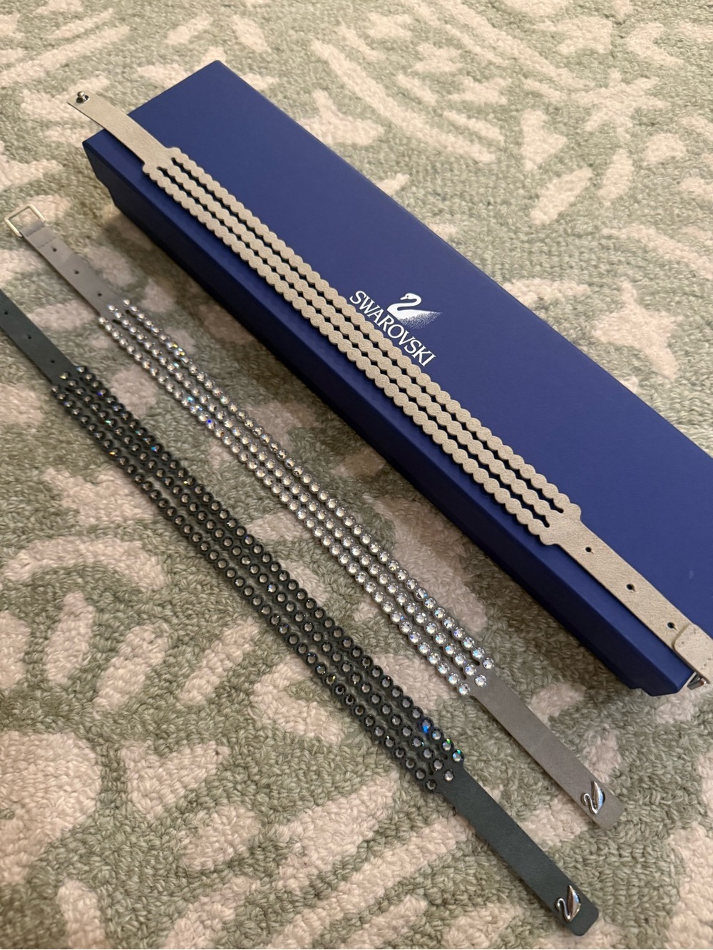Swarovski Power Slake Crystal Wrap Bracelet / Choker | Champagne